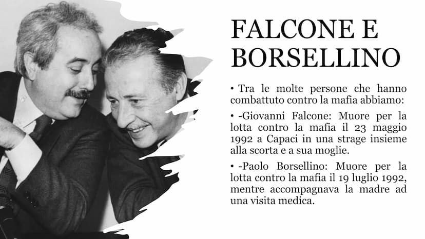 LA MAFIA
Chi tace e chi piega la testa muore ogni volta che lo fa, chi parla e chi
cammina a testa alta muore una volta sola. KEDD
SONO WAY
