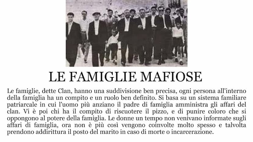LA MAFIA
Chi tace e chi piega la testa muore ogni volta che lo fa, chi parla e chi
cammina a testa alta muore una volta sola. KEDD
SONO WAY
