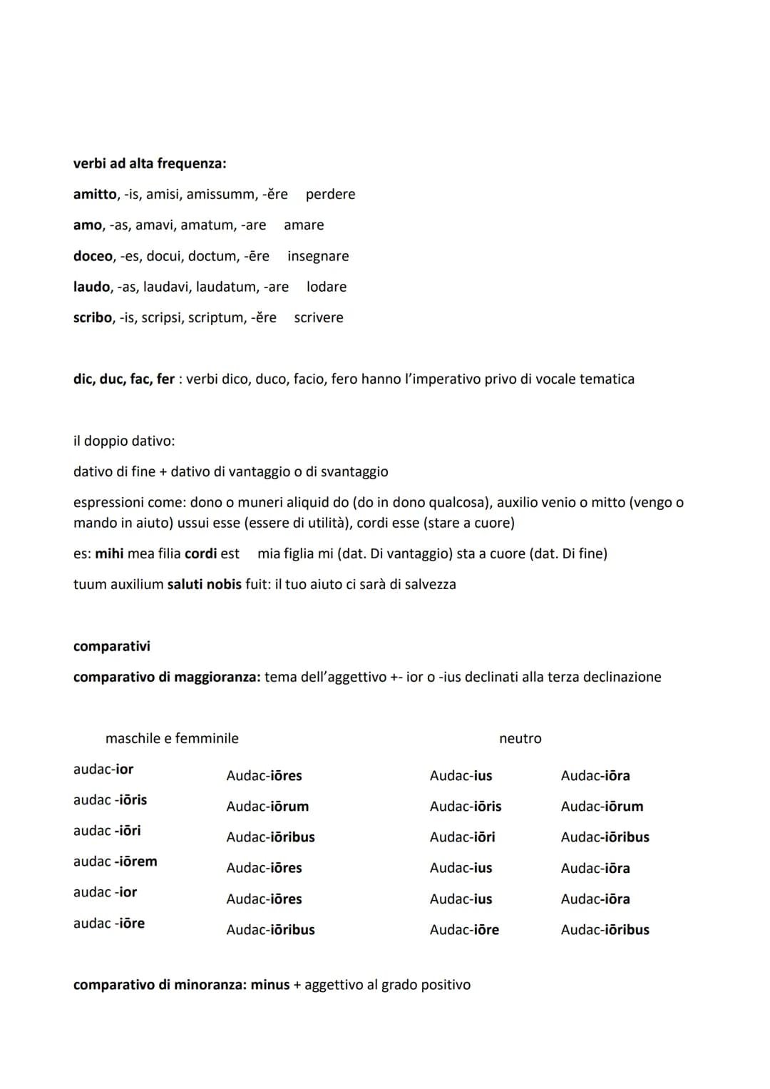 prima declinazione
nominativo -ǎ
Genitivo
Dativo
Vocativo
Ablativo
Particolarità:
Accusativo -ăm -ās
-ǎ
O
O
-æ
-æ -ārum
-æ -is
-ā
-æ
-is
Lat