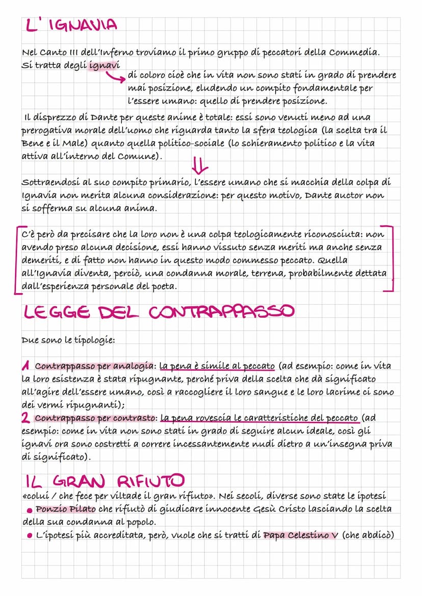 CANTO
Nel Canto Ill dell'Inferno di Dante ci troviamo invece finalmente nell'Oltretomba, e a
darci il "benvenuto" è nientemeno che la porta 