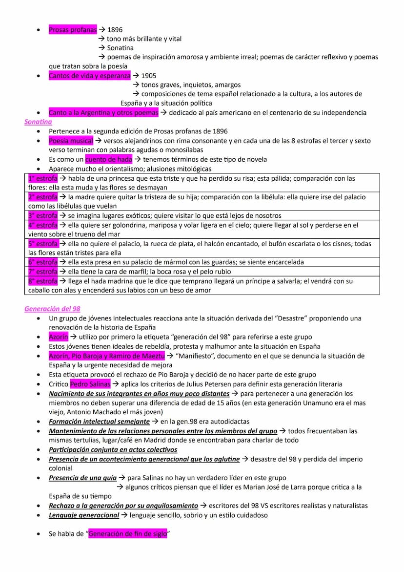 MODERNISMO Y GENERACIÓN DEL 98
Marco histórico
● Alternancia de poderes entre los liberales y los conservadores → Pacto de El Pardo (24/11/1