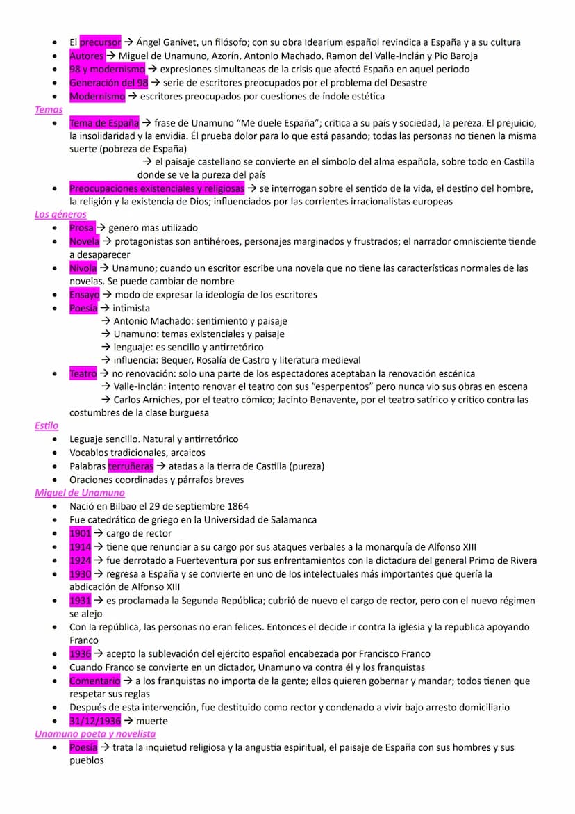 MODERNISMO Y GENERACIÓN DEL 98
Marco histórico
● Alternancia de poderes entre los liberales y los conservadores → Pacto de El Pardo (24/11/1
