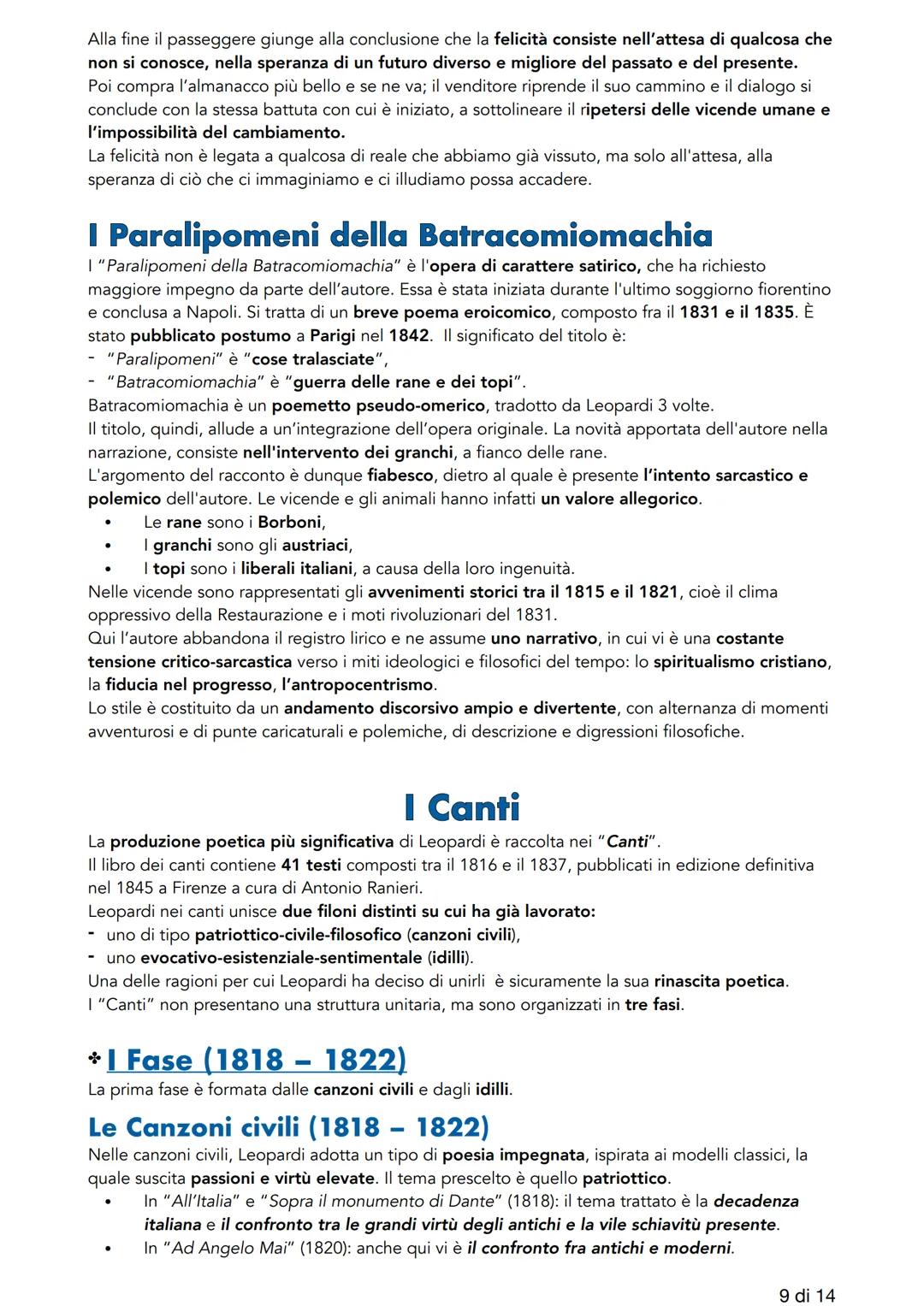 1798
1809-
1816
1816
1817
1818
1819-
1821
Giacomo Leopardi
La vicenda di Giacomo Leopardi si svolge a inizio 800', durante la stagione
cultu