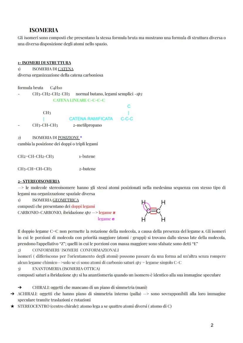 Energia
CHIMICA ORGANICA
→ Indagare la composizione e l'organizzazione della materia vivente
→ tutti i composti contenenti CARBONIO (C) sono