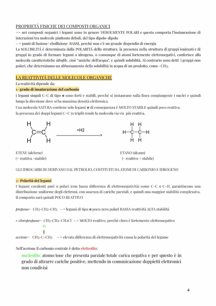Energia
CHIMICA ORGANICA
→ Indagare la composizione e l'organizzazione della materia vivente
→ tutti i composti contenenti CARBONIO (C) sono
