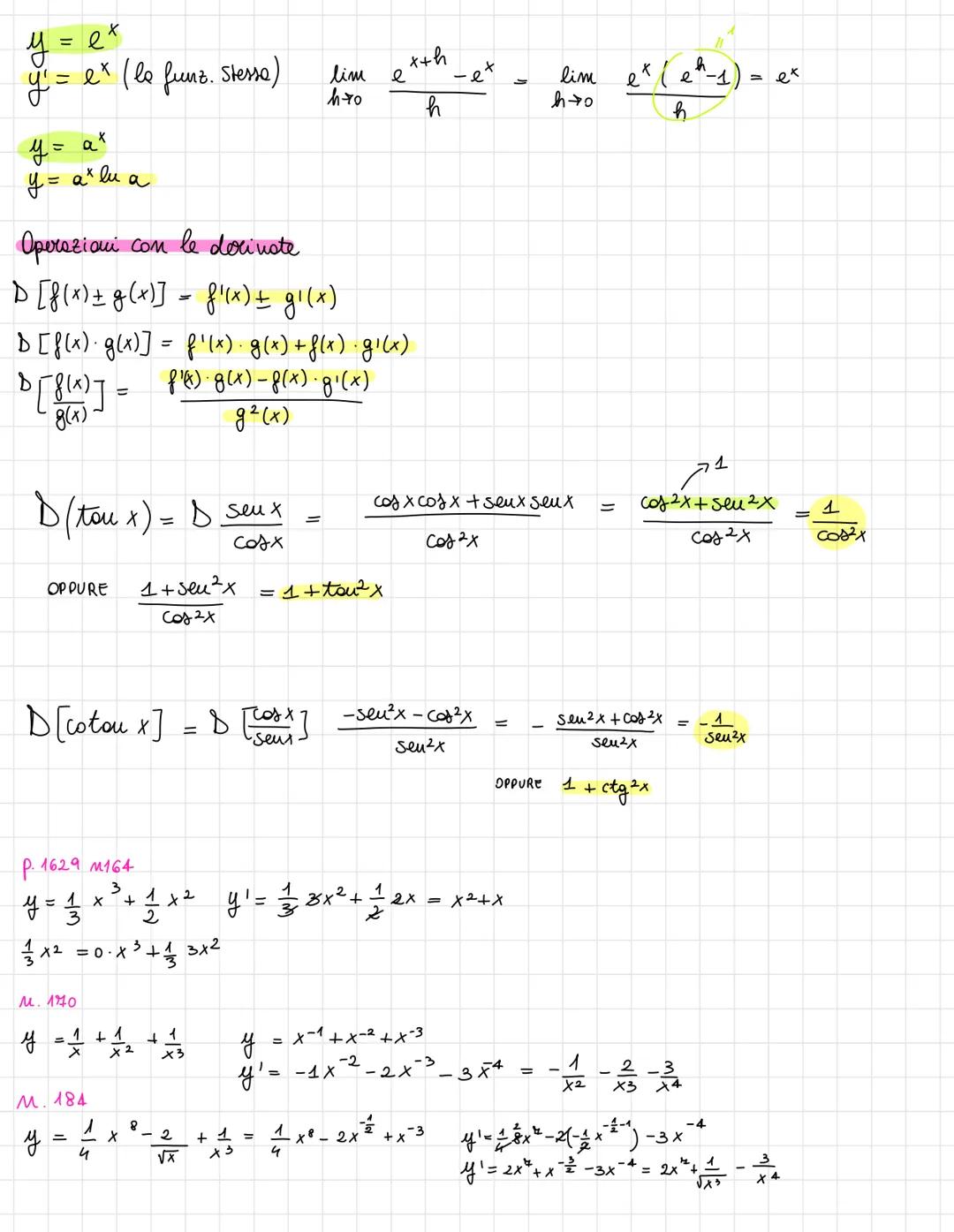DERIVATE # Le Derivate

$y=f(x)$

SECANTE

$f(c+h)$ 47-

ho dots
wu
INCREMENTO $f(c)$

A

X

C

C+h

INCREMENTO variabile diperd. X

$Ax = h