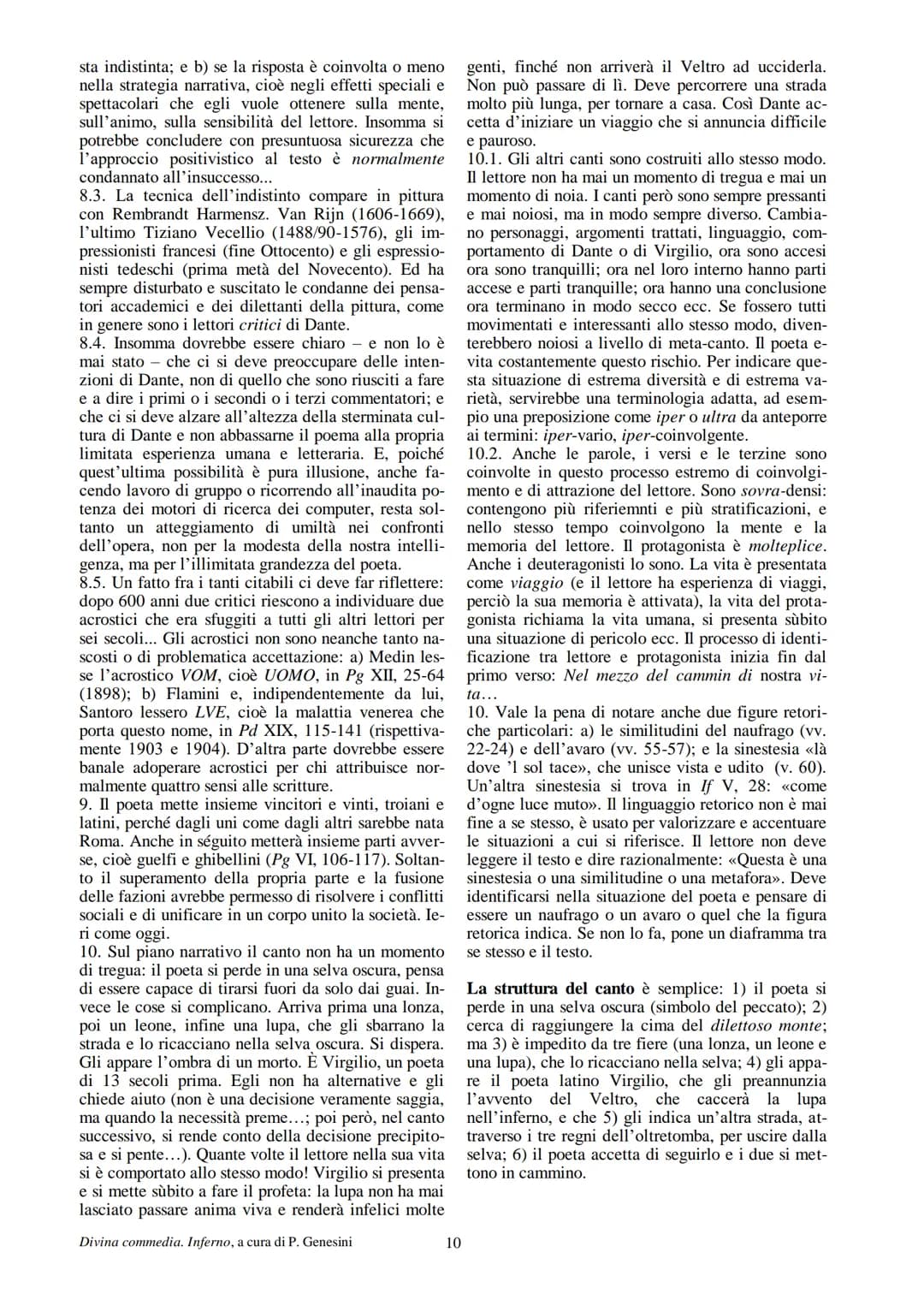Sommario
L'universo di Dante
La struttura dell'inferno-
Canto I-
Canto II
Canto III-
Canto V
Canto V
Canto VI-
Canto X
Canto XI
Canto XIII--