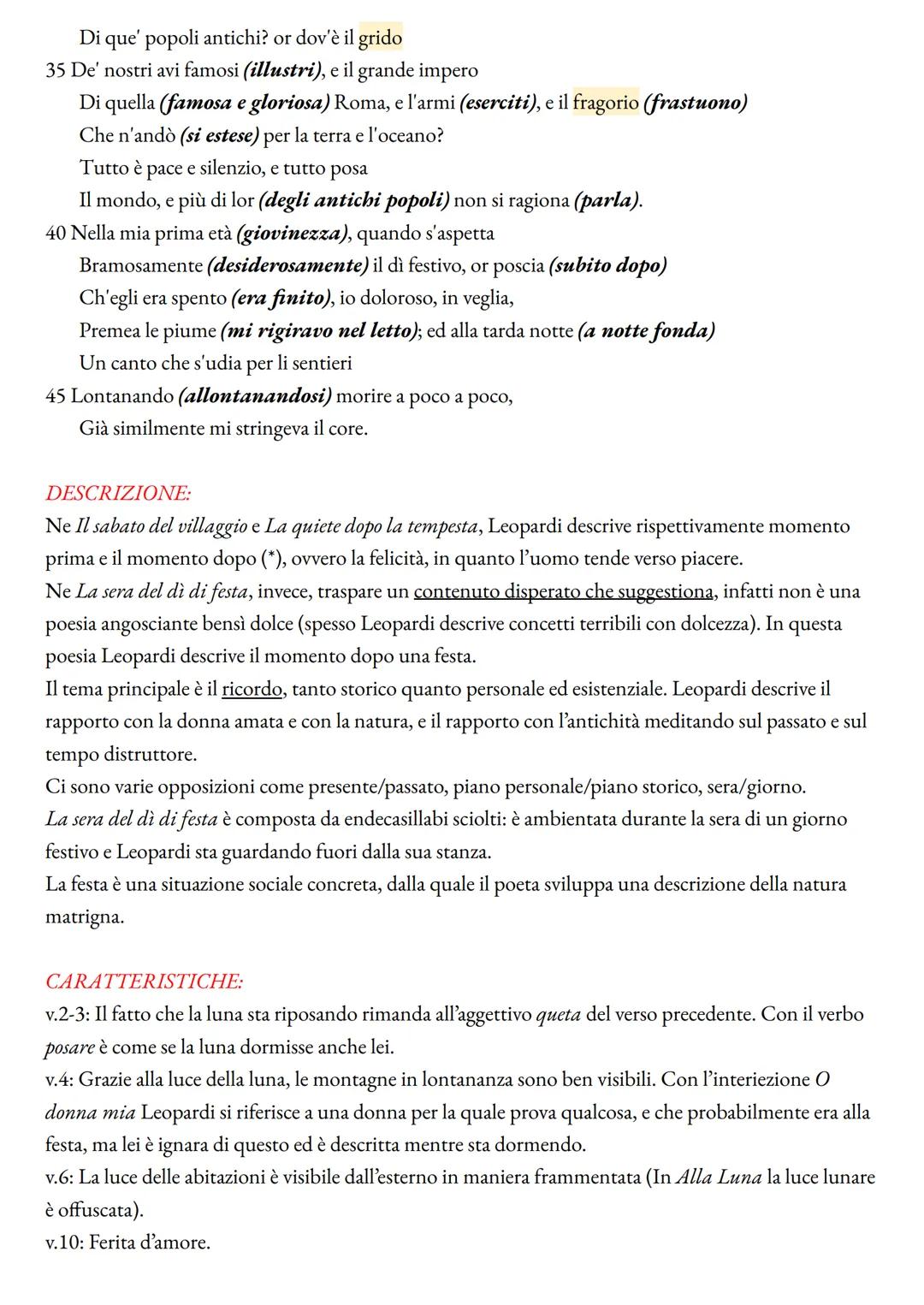 # L'INFINITO (p.59-60-61)

1 Sempre caro mi fu quest'ermo (solitario) colle,
e questa siepe, che da tanta parte (gran parte)
dell'ultimo (es