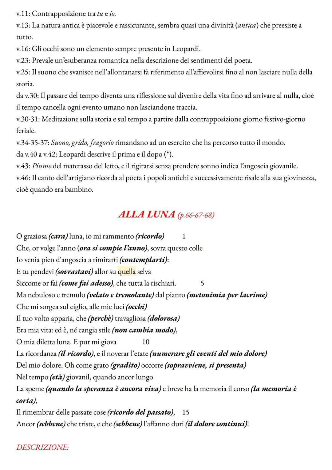# L'INFINITO (p.59-60-61)

1 Sempre caro mi fu quest'ermo (solitario) colle,
e questa siepe, che da tanta parte (gran parte)
dell'ultimo (es