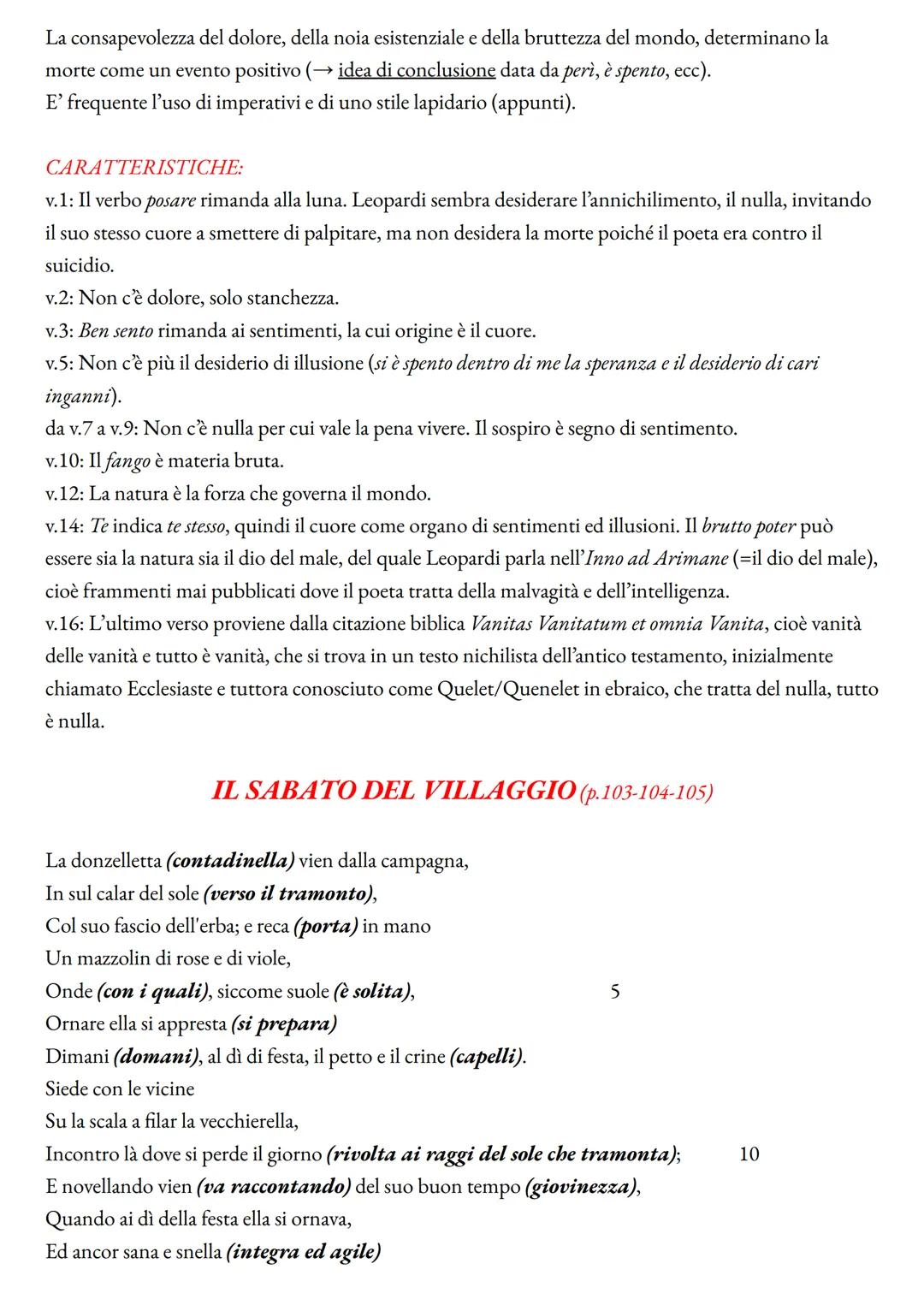 # L'INFINITO (p.59-60-61)

1 Sempre caro mi fu quest'ermo (solitario) colle,
e questa siepe, che da tanta parte (gran parte)
dell'ultimo (es