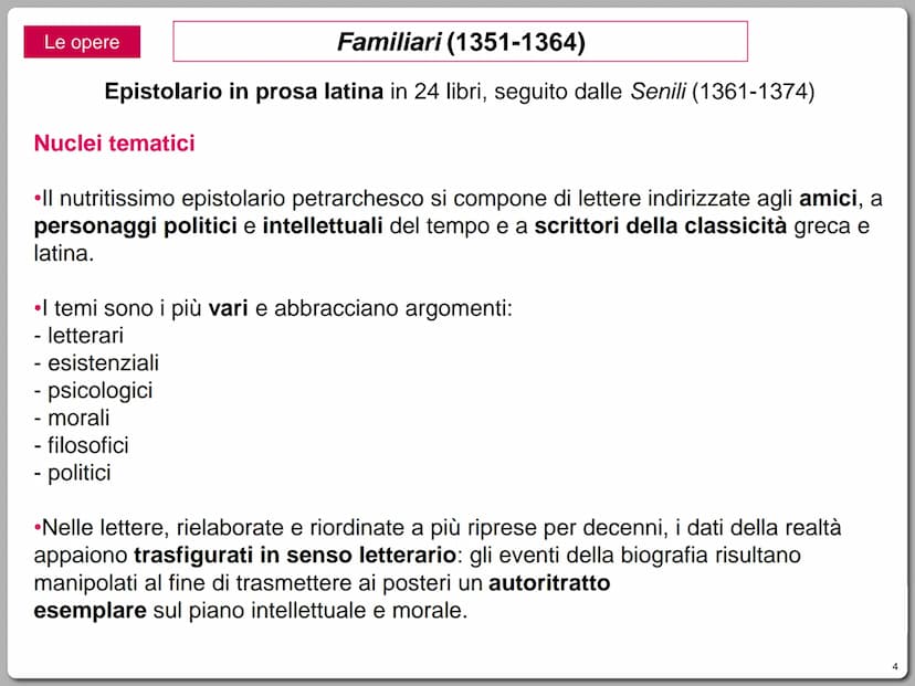 La vita
Nasce ad Arezzo nel 1304.
Francesco Petrarca
(1304-1374)
Il padre, guelfo bianco ed esule fiorentino,
esercita l'attività notarile a
