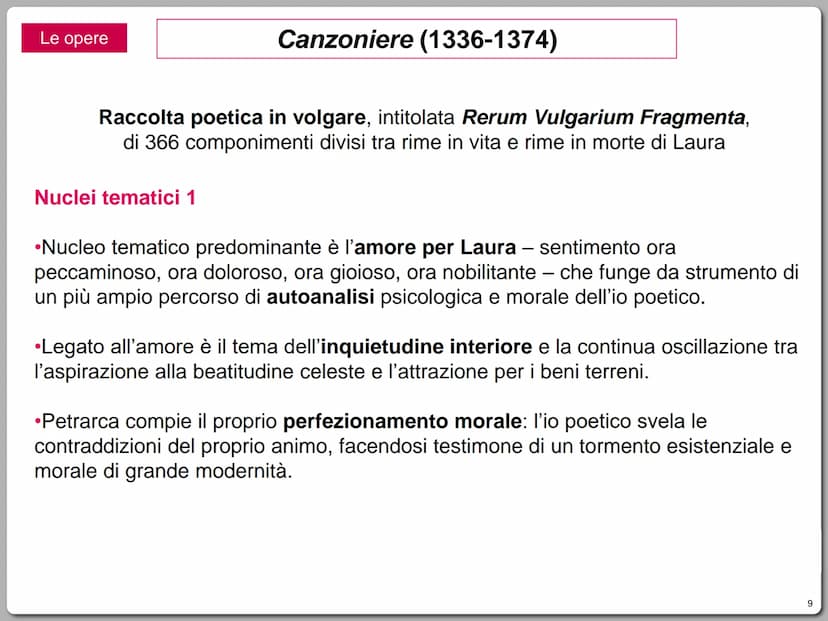 La vita
Nasce ad Arezzo nel 1304.
Francesco Petrarca
(1304-1374)
Il padre, guelfo bianco ed esule fiorentino,
esercita l'attività notarile a