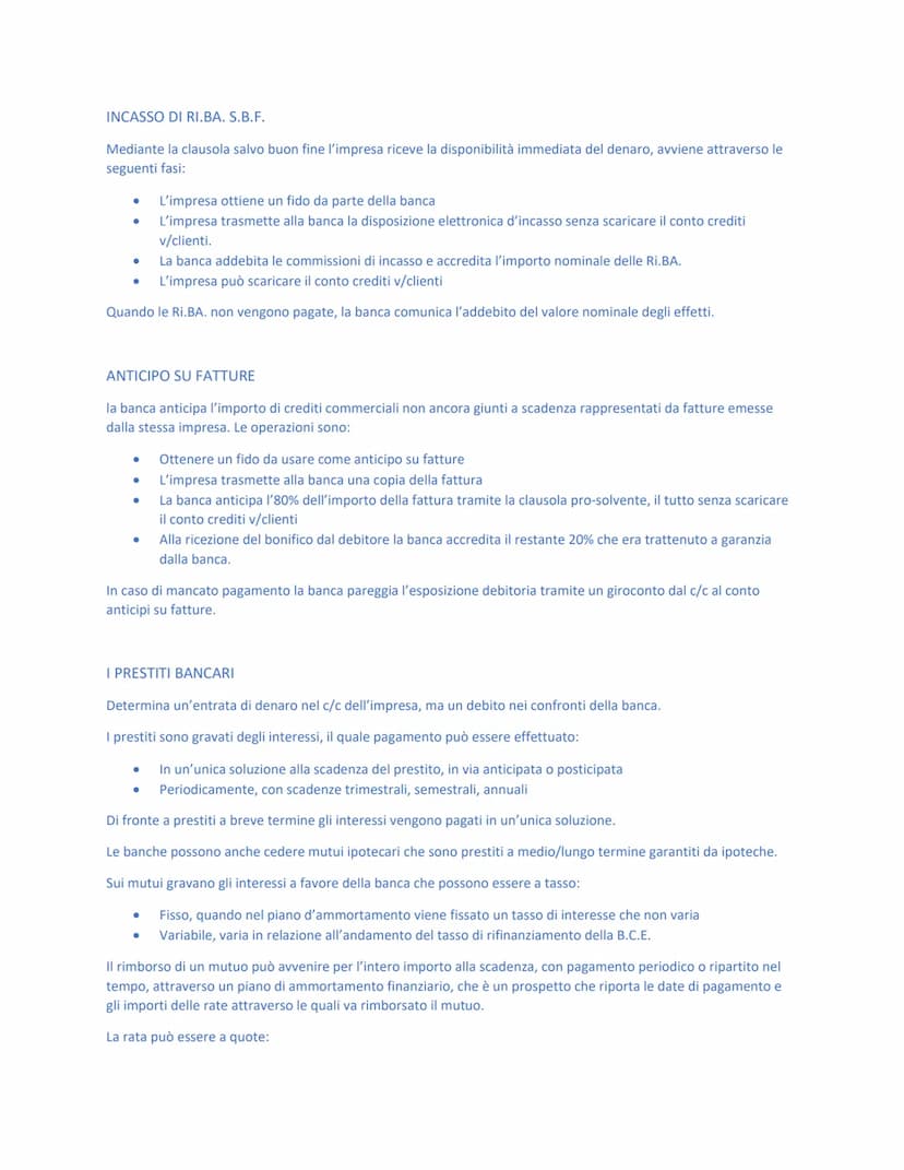 
<h2 id="operazionibancarieattiveepassive">Operazioni bancarie attive e passive</h2>
<p>Le imprese svolgono molte operazioni insieme alle ba