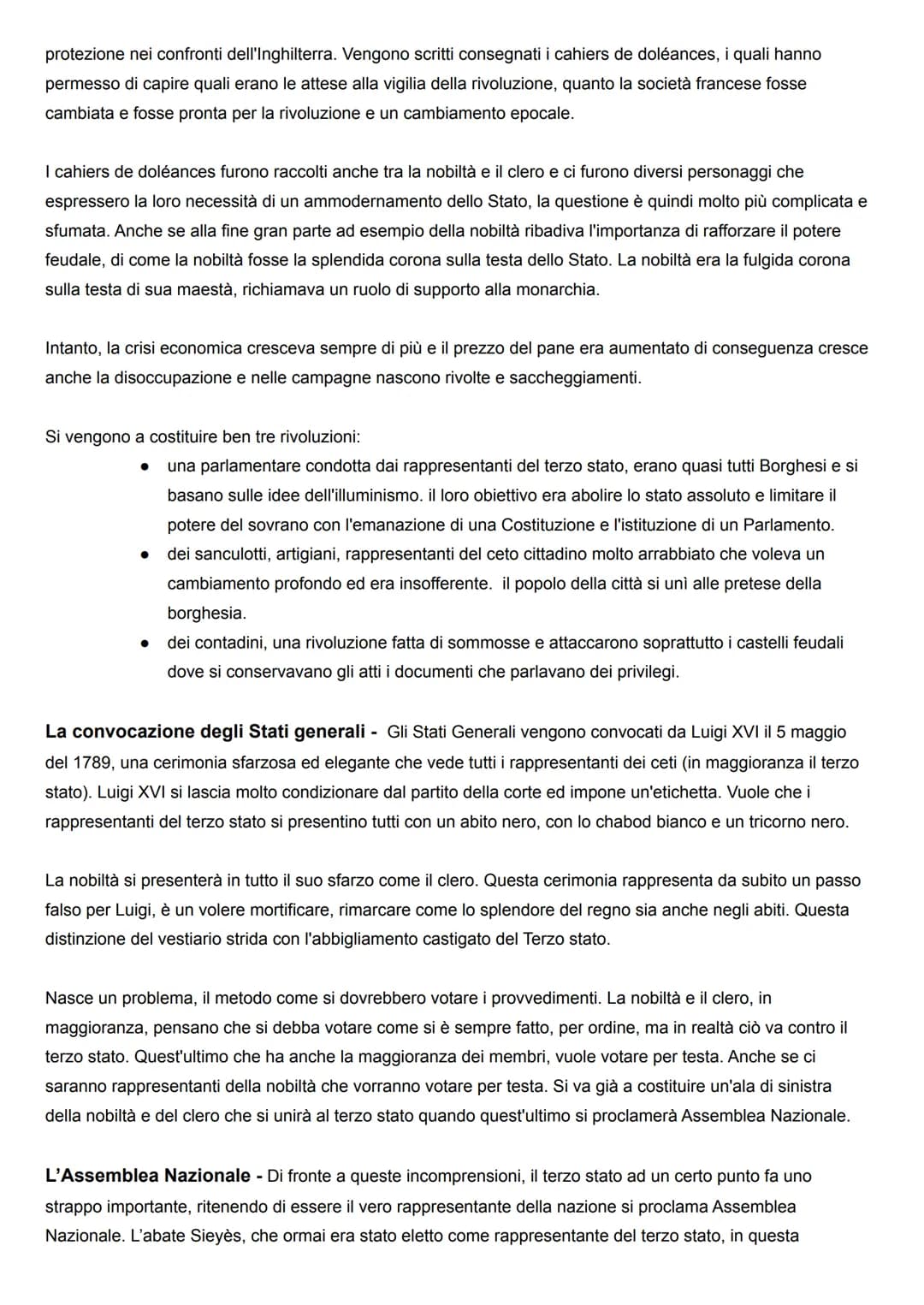 LA RIVOLUZIONE FRANCESE
LA CRISI DELL'ANTICO REGIME
La rivoluzione francese è forse uno degli eventi più importanti della nostra storia occi