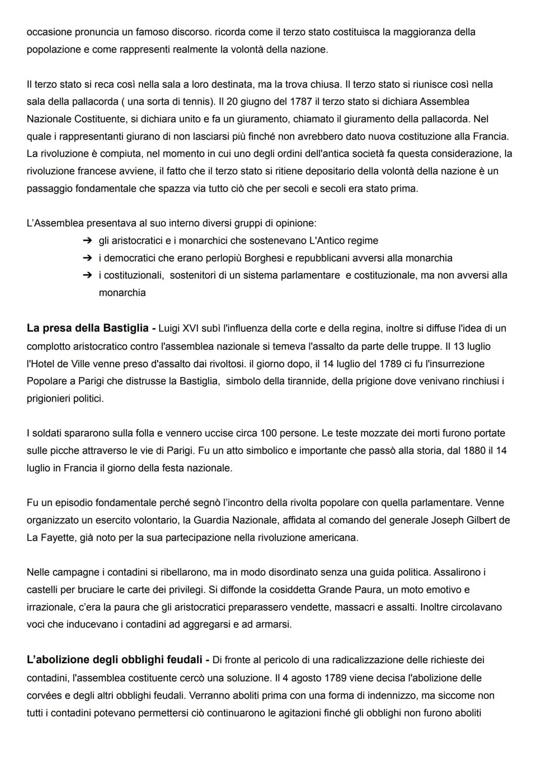 LA RIVOLUZIONE FRANCESE
LA CRISI DELL'ANTICO REGIME
La rivoluzione francese è forse uno degli eventi più importanti della nostra storia occi