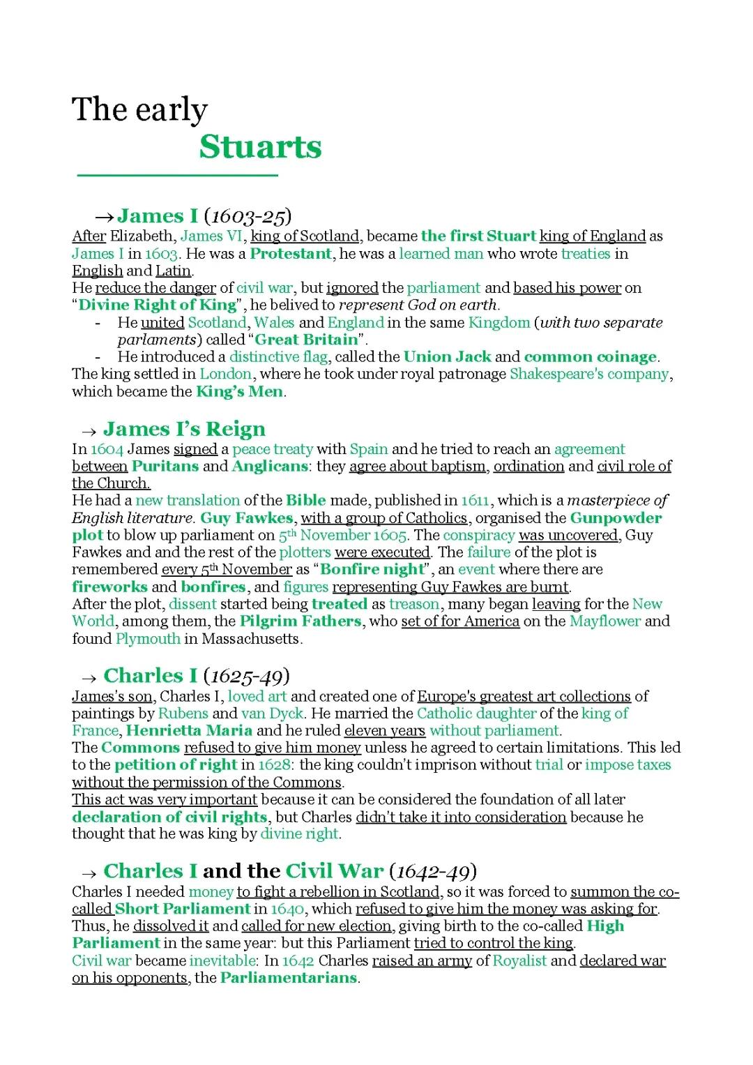 THE EARLY STUARTS