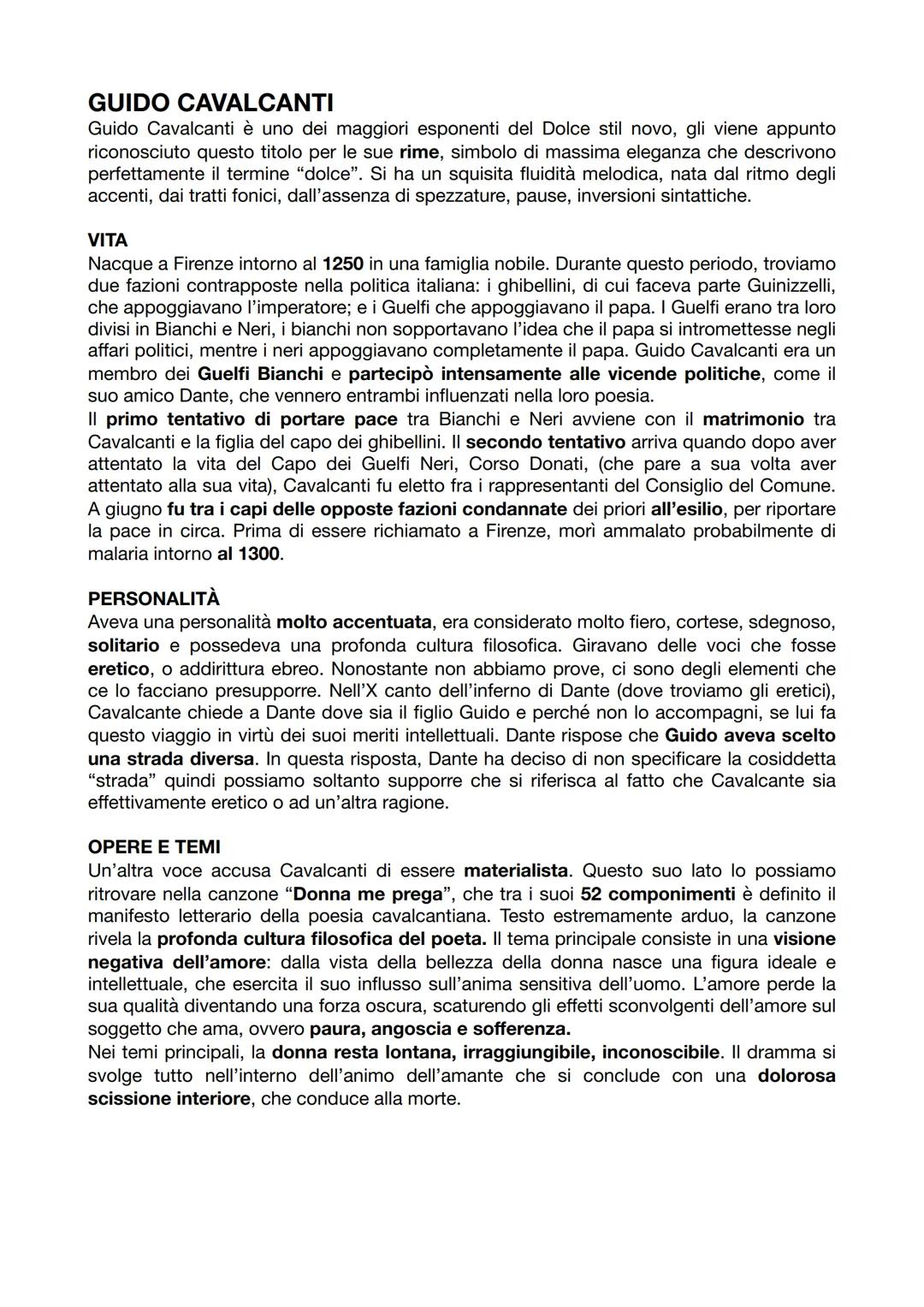 Guido Cavalcanti + Chi è questa che vèn, ch’ogn’om la mira