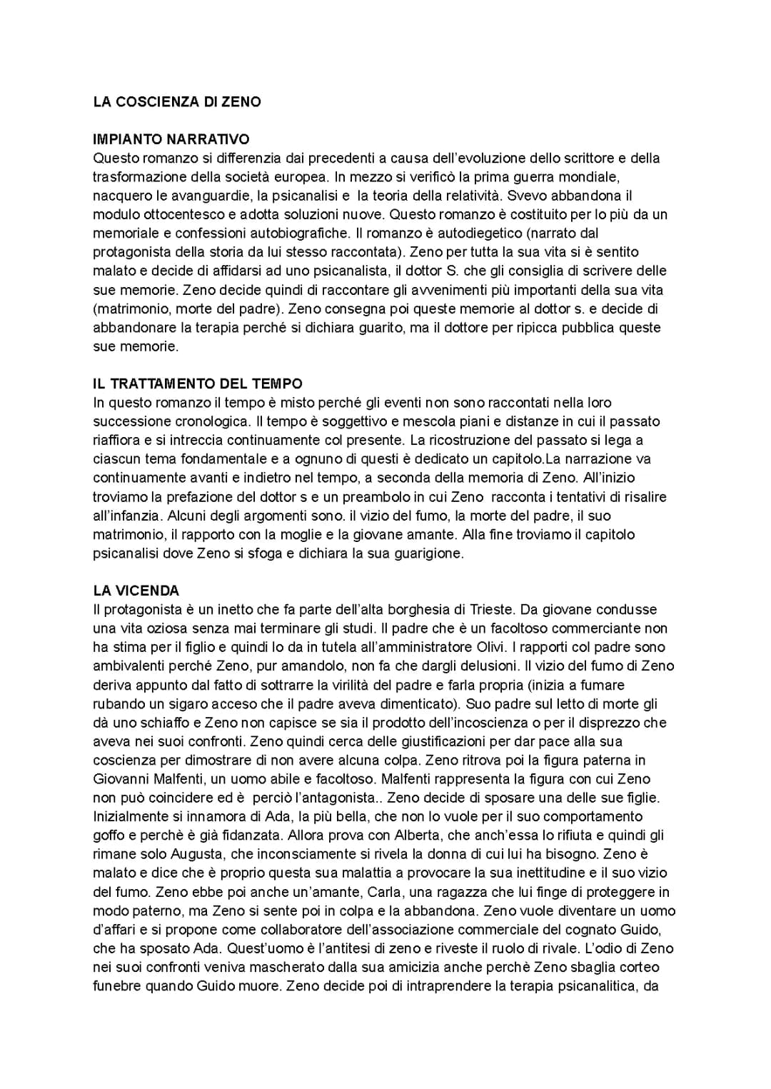 LA COSCIENZA DI ZENO