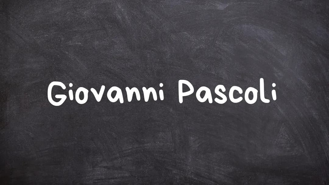 Giovanni Pascoli