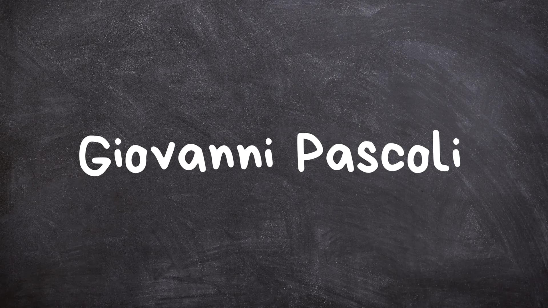 Giovanni Pascoli Vita
Giovanni Pascoli nasce a San Mauro il 31 dicembre 1855 in una famiglia
benestante. Quarto di dieci figli, resta orfano