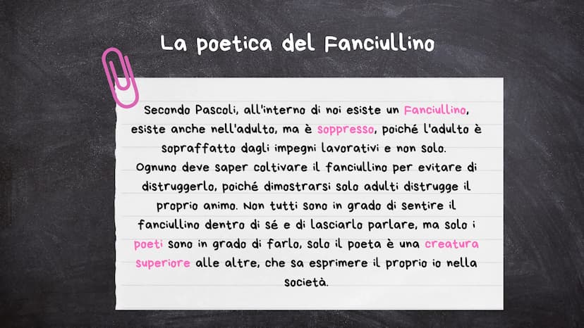 Giovanni Pascoli Vita
Giovanni Pascoli nasce a San Mauro il 31 dicembre 1855 in una famiglia
benestante. Quarto di dieci figli, resta orfano