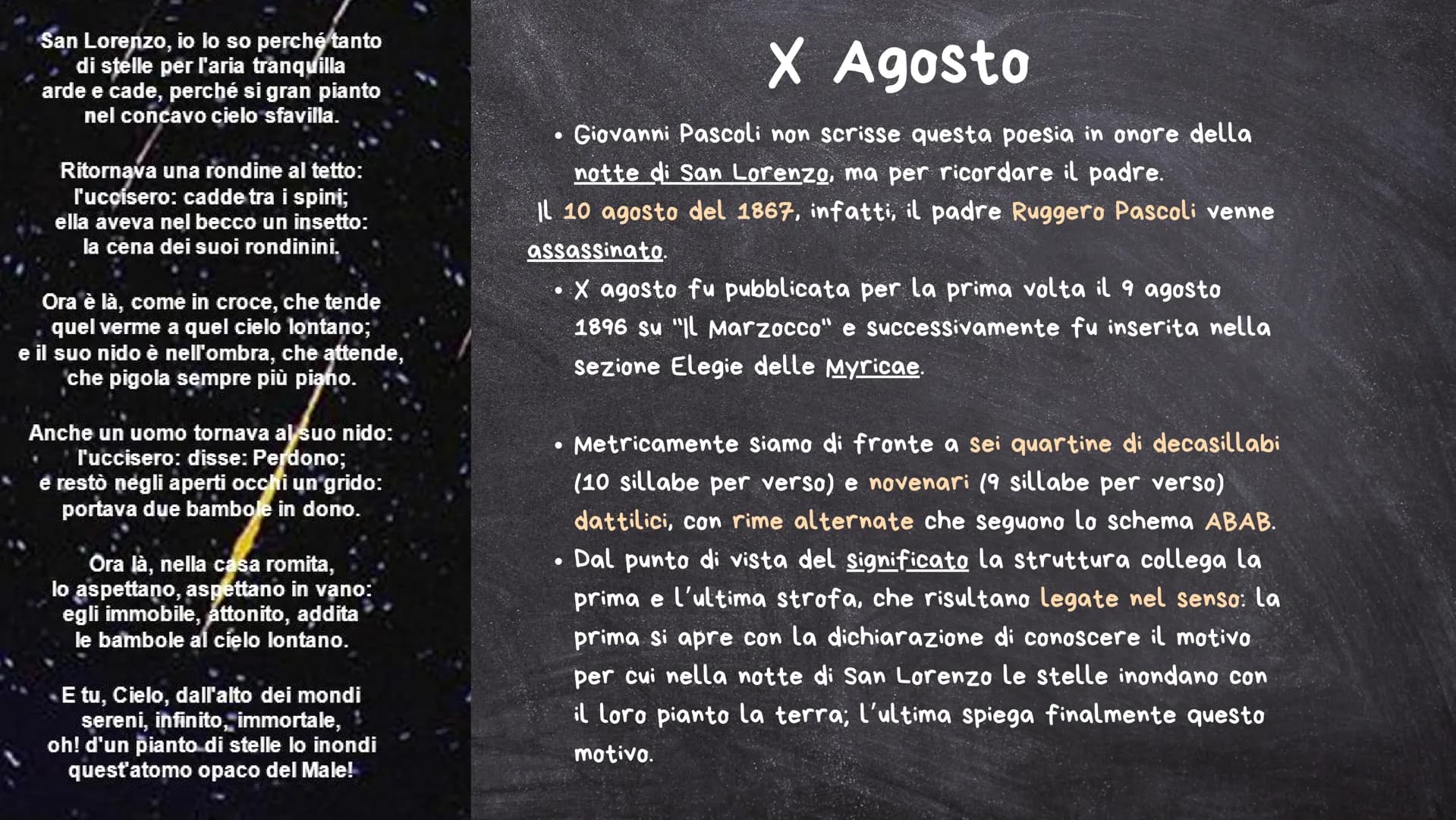 Giovanni Pascoli Vita
Giovanni Pascoli nasce a San Mauro il 31 dicembre 1855 in una famiglia
benestante. Quarto di dieci figli, resta orfano