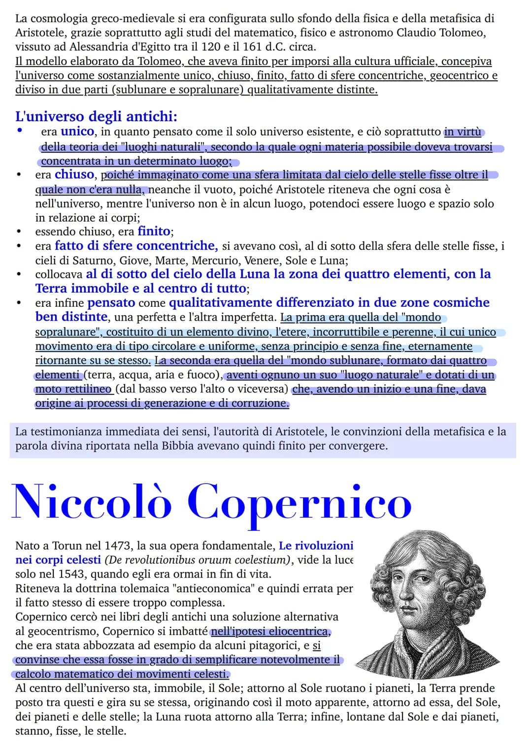 Rivoluzione scientifica
Dalla rivoluzione scientifica in generale, e dalla metodologia galileiana in particolare, emergono:
●
la concezione 