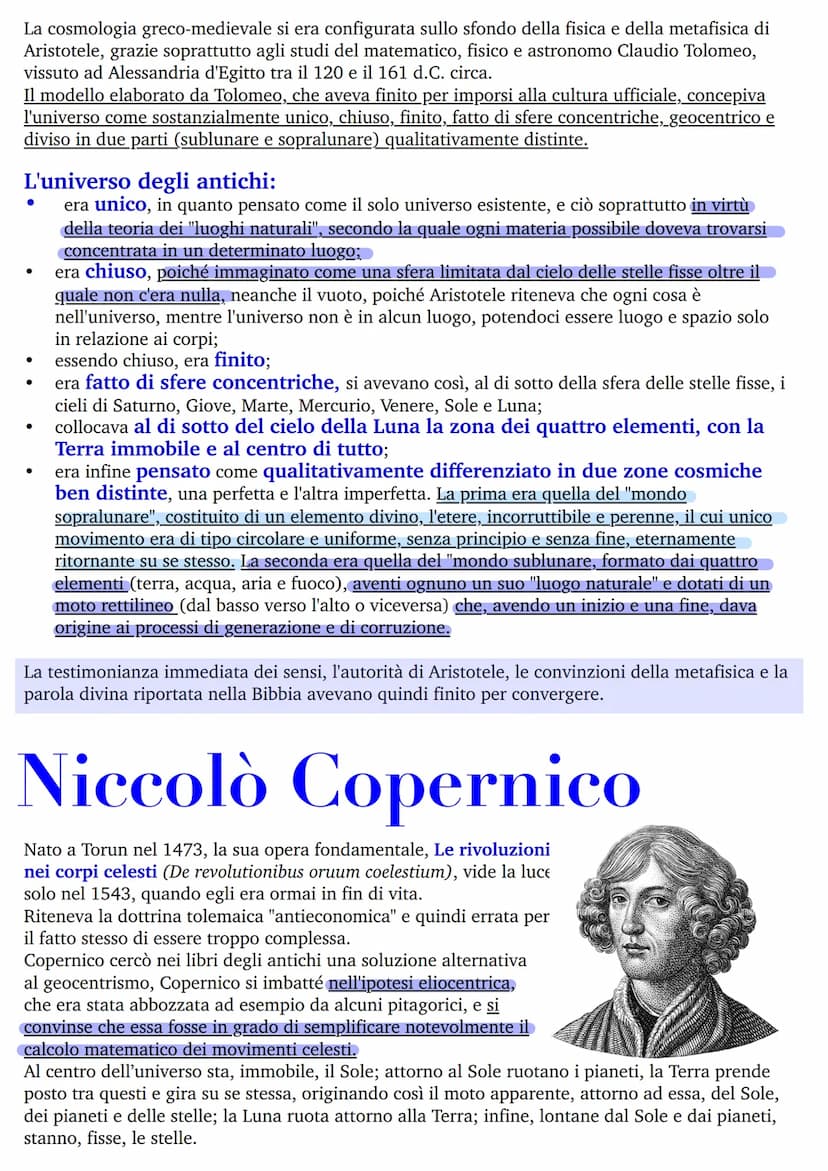 Rivoluzione scientifica
Dalla rivoluzione scientifica in generale, e dalla metodologia galileiana in particolare, emergono:
●
la concezione 
