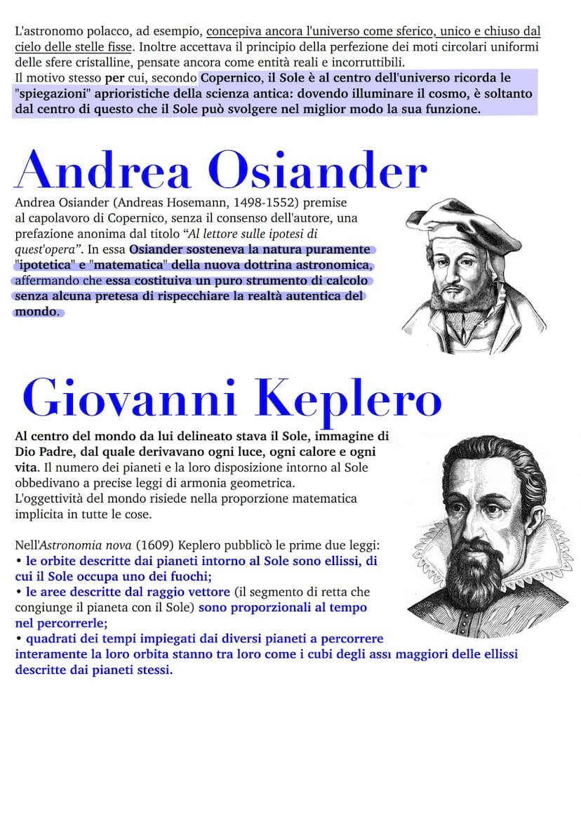 Rivoluzione scientifica
Dalla rivoluzione scientifica in generale, e dalla metodologia galileiana in particolare, emergono:
●
la concezione 