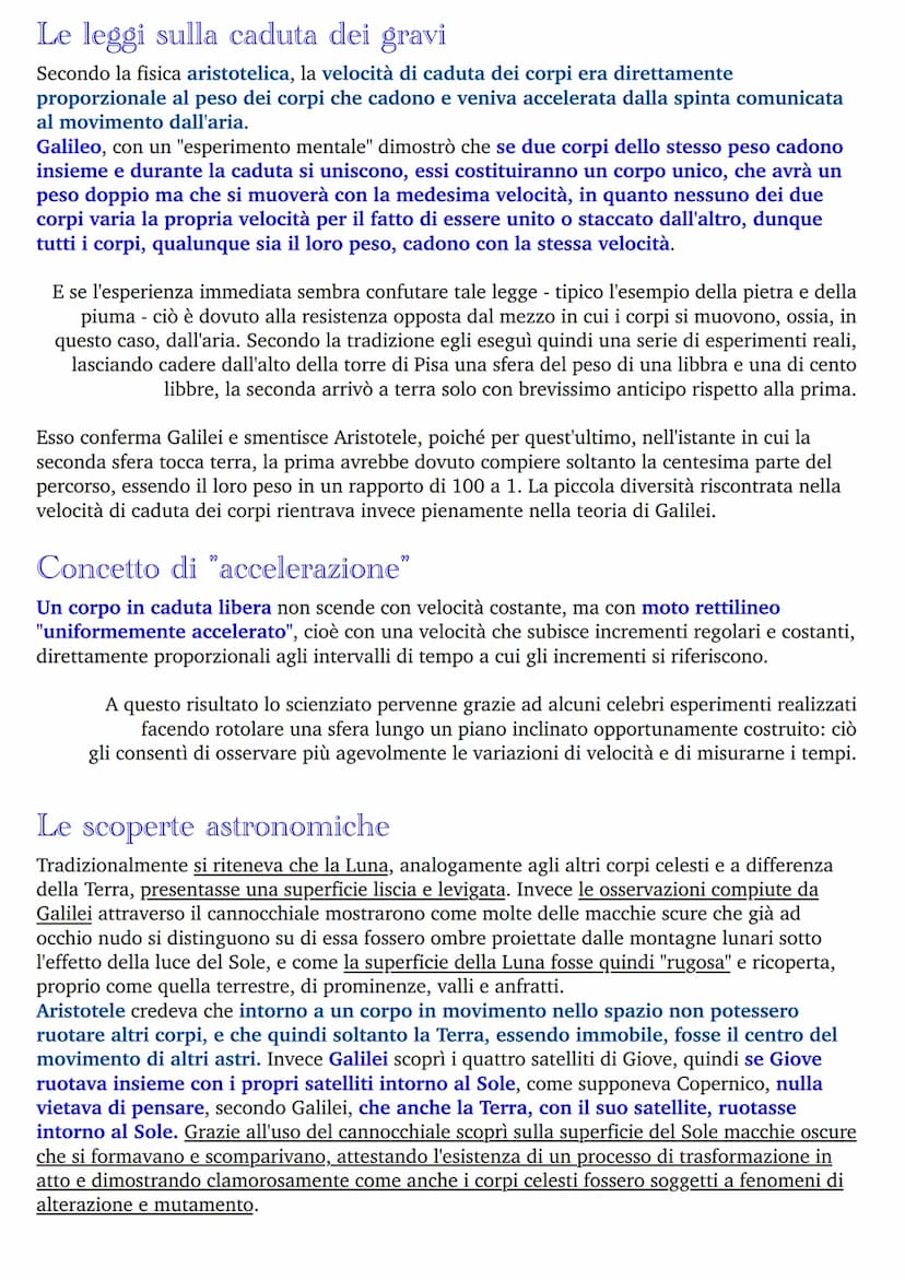 Rivoluzione scientifica
Dalla rivoluzione scientifica in generale, e dalla metodologia galileiana in particolare, emergono:
●
la concezione 