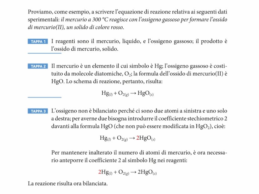 LE EQUAZIONI DI REAZIONE
Una
reazione (o
(o equazione) chimica è una
trasformazione di sostanze dette reagenti in altre
sostanze dette prodo