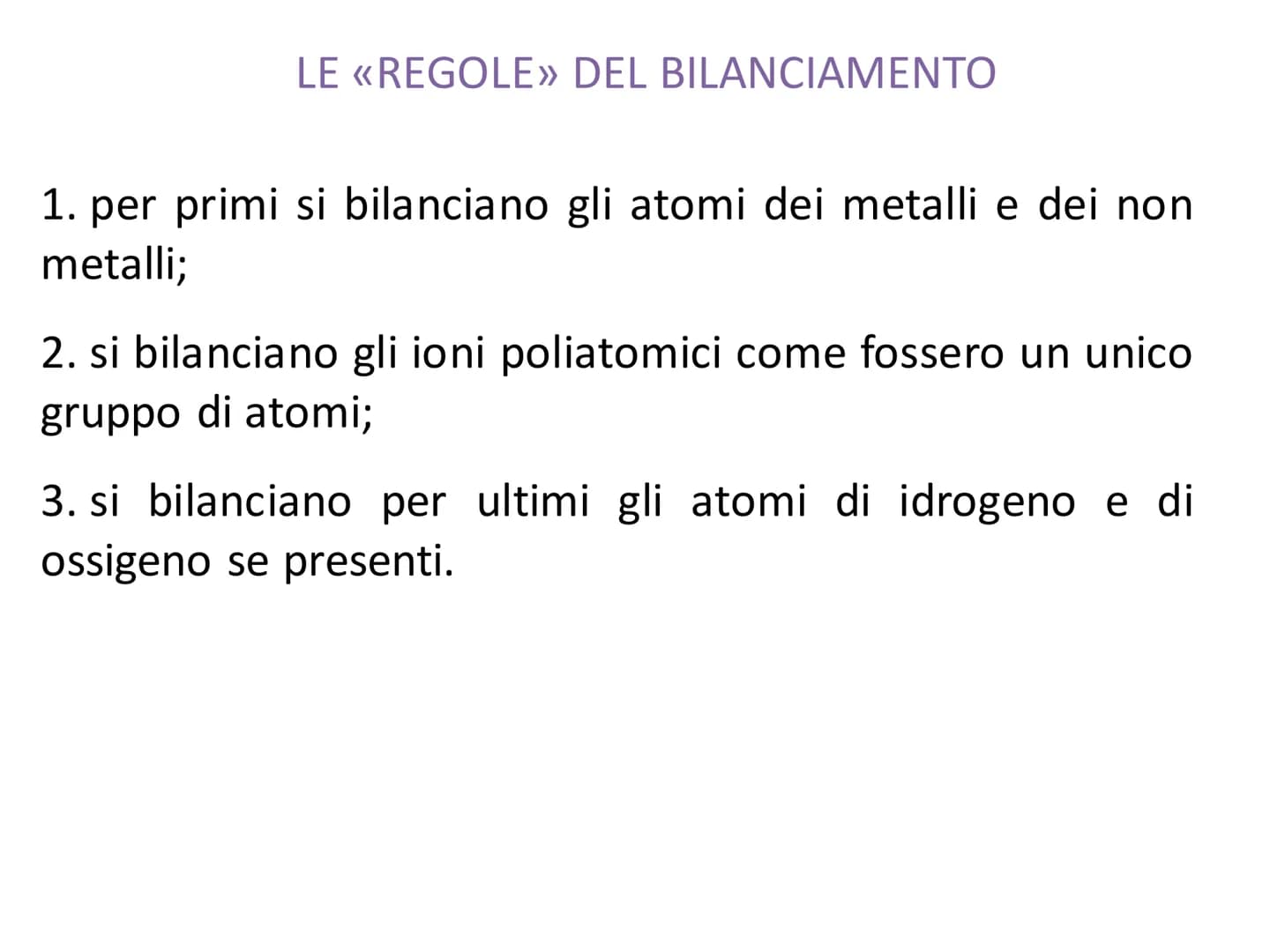LE EQUAZIONI DI REAZIONE
Una
reazione (o
(o equazione) chimica è una
trasformazione di sostanze dette reagenti in altre
sostanze dette prodo