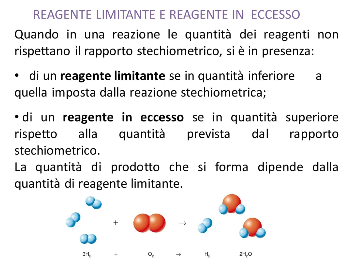 LE EQUAZIONI DI REAZIONE
Una
reazione (o
(o equazione) chimica è una
trasformazione di sostanze dette reagenti in altre
sostanze dette prodo