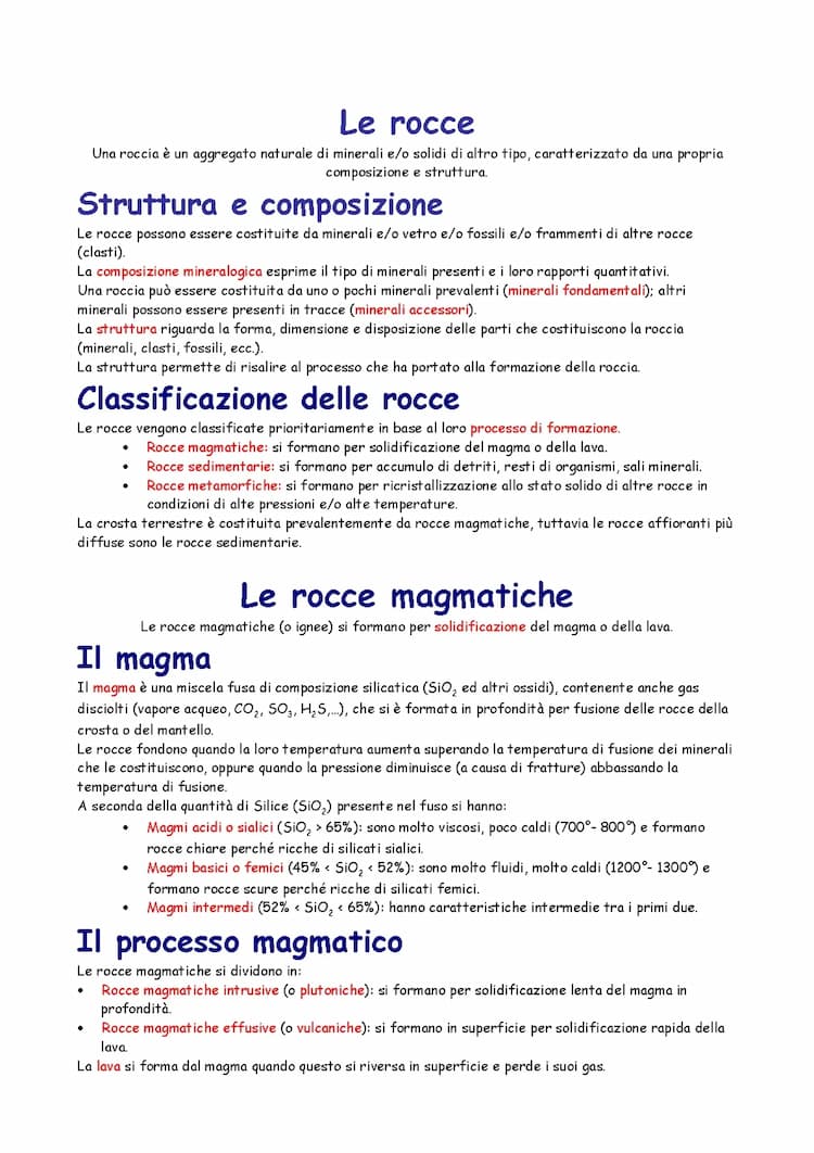Know classificazione delle rocce  thumbnail