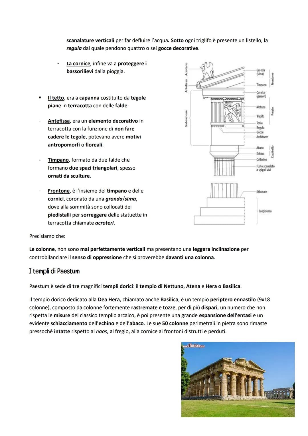 L'ARTE GRECA
Il tempio e le sue tipologie
L'arte greca è caratterizzata dalla struttura architettonica del tempio, la casa terrena degli dei
