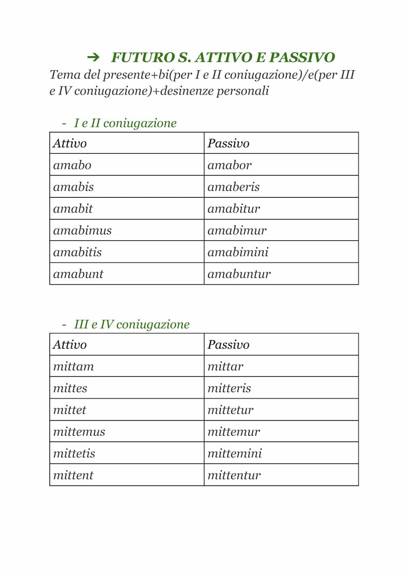 TEMPI E MODI VERBALI
• FLESSIONE VERBALE
Il verbo latino
es. AMABANT
si flette
in base a
Tema radice+vocale tematica
➤ Suffisso temporale
➤ 