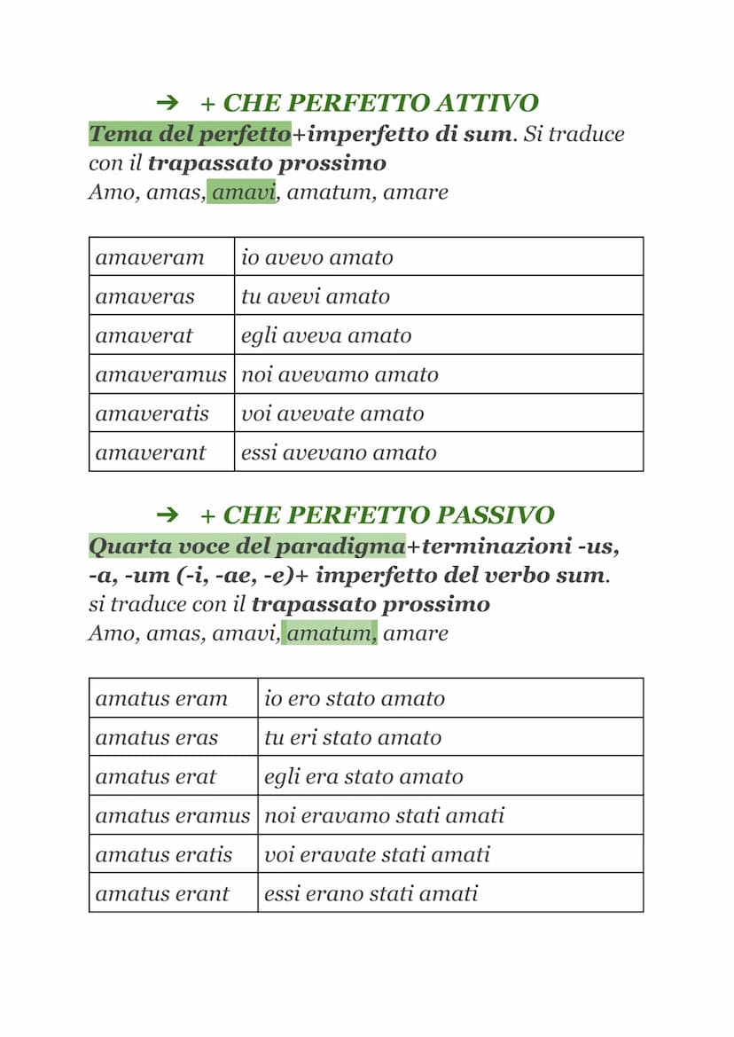 TEMPI E MODI VERBALI
• FLESSIONE VERBALE
Il verbo latino
es. AMABANT
si flette
in base a
Tema radice+vocale tematica
➤ Suffisso temporale
➤ 