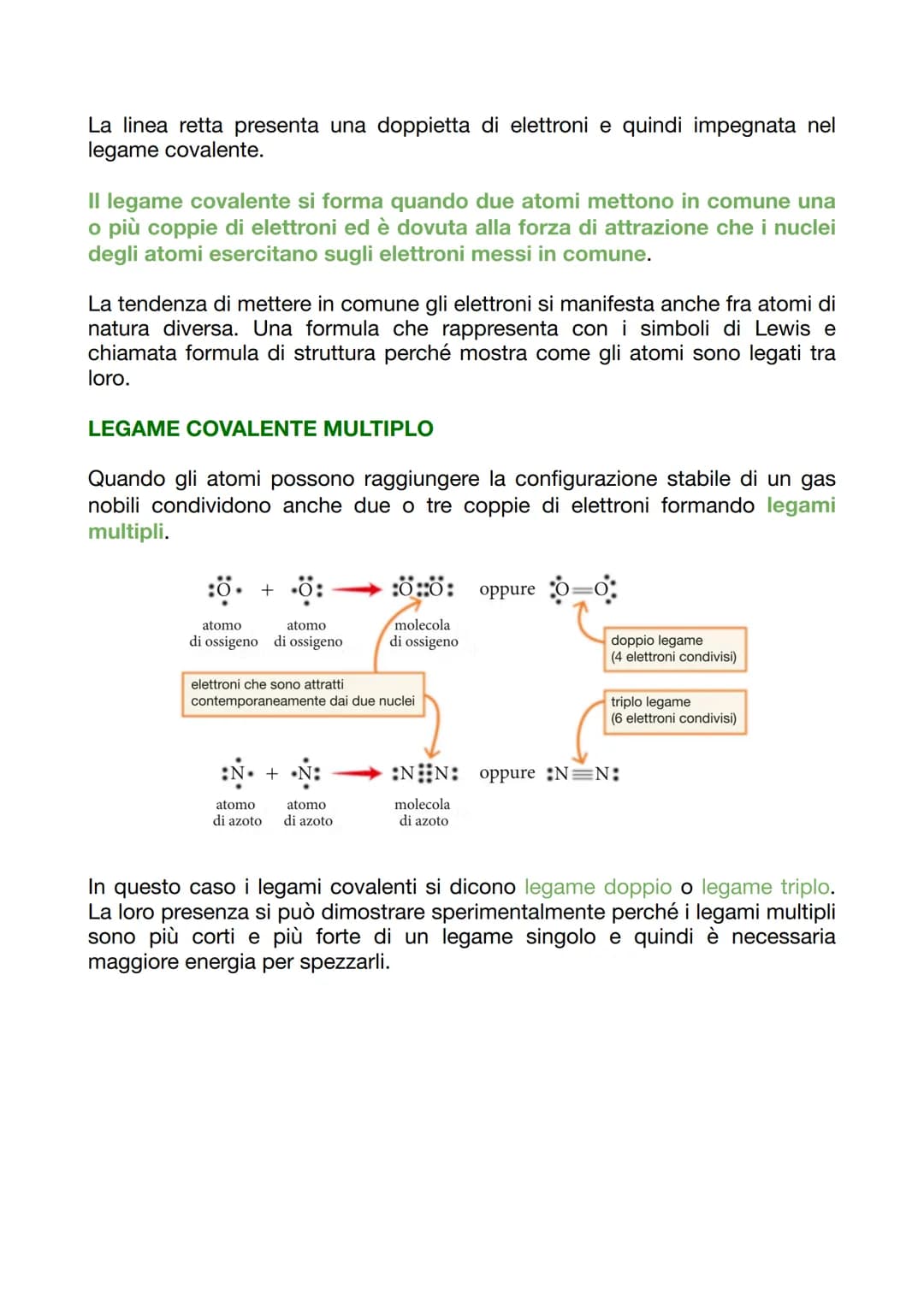 LEGAMI TRA DUE ATOMI
I LEGAMI CHIMICI
Gli elementi presenti in natura sono 89, e tutti i corpi dell'universo esistono
perché questi elementi