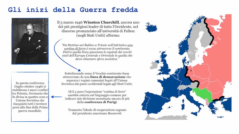 J
Guerra Fredda
Angelo Carnevale Un Mondo bipolare
Con la fine della Seconda guerra
mondiale si apre per il mondo una
nuova epoca caratteriz