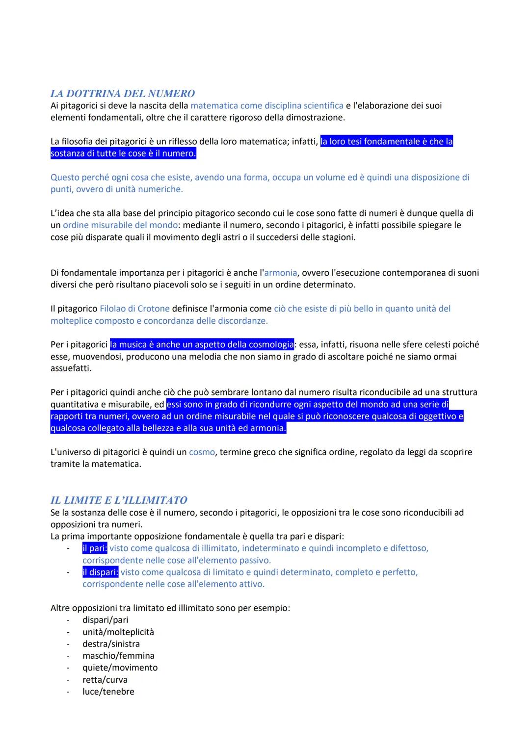 I PRIMI FILOSOFI
I primi filosofi sono chiamati presocratici, questo termine possiede una valenza concettuale più che
cronologica, poiché de