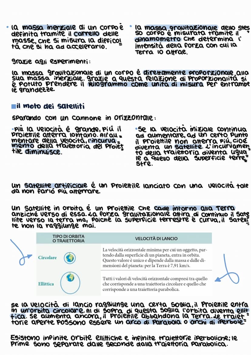 La Gravitazione
'ellisse
L'ellisse è una figura Piana descritta dalla seguente proprietà:
semiasse
minore
la somma delle distanze di ogni pu
