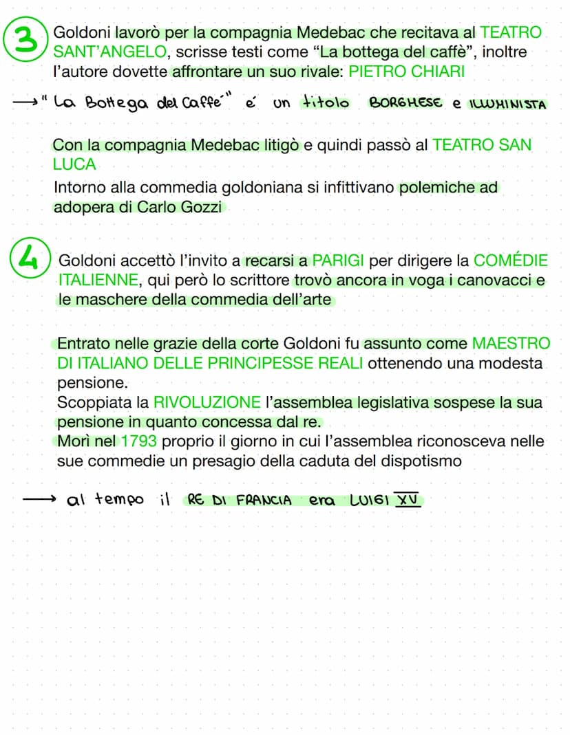 CARLO GOLDONI GOLDONI
Commediografo
↓
borghese
↓
veneziano
PARINI
trattista / poeta
↓
nobile
↓
milanese
ILLUMINISHO CARLO GOLDONI
1
Nacque a