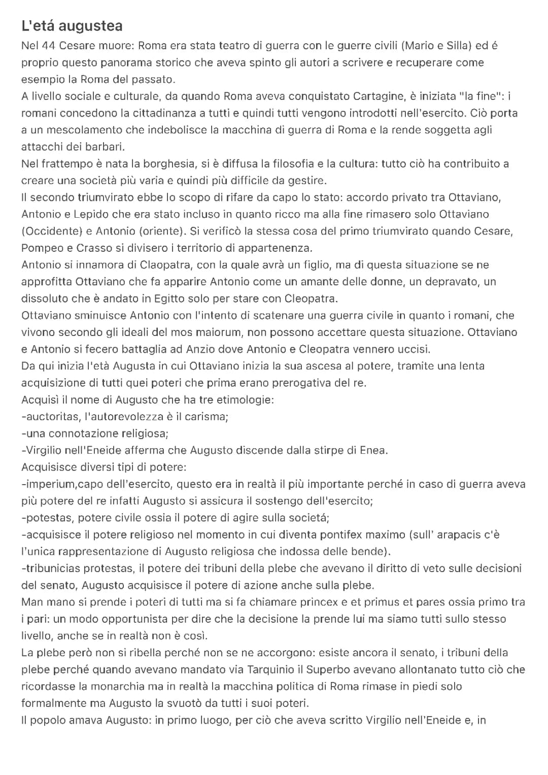 Virgilio: vita e opere riassunto - Età augustea caratteristiche e letteratura