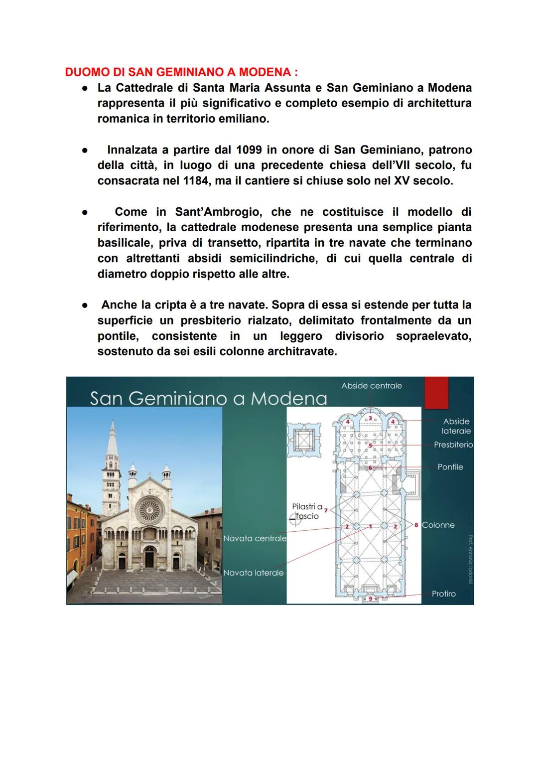 IL ROMANICO
L'architettura riceve unimpulso così vigoroso da riuscire a cambiare, nel giro di pochi
decenni.
Le città iniziano rapidamente a