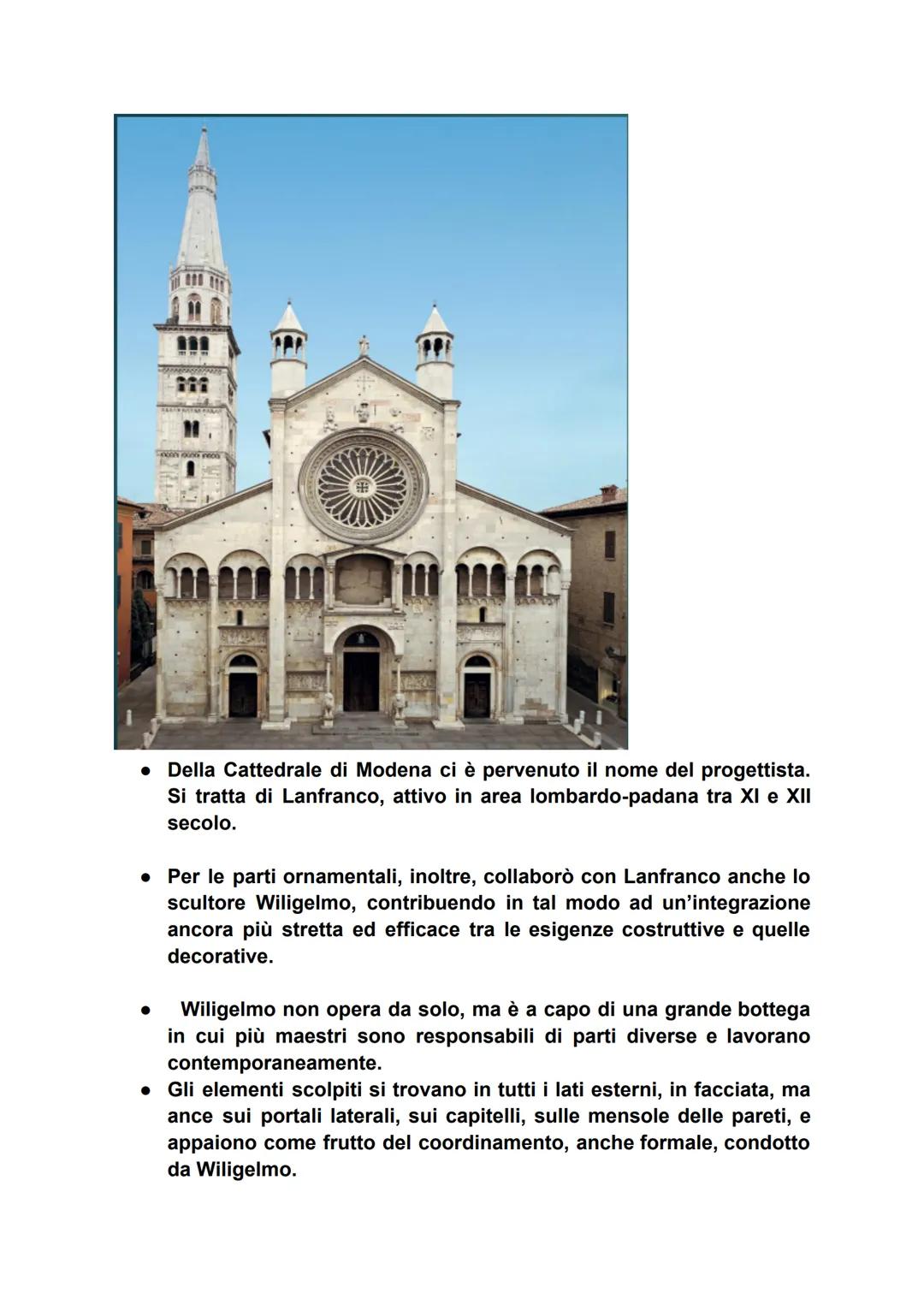 IL ROMANICO
L'architettura riceve unimpulso così vigoroso da riuscire a cambiare, nel giro di pochi
decenni.
Le città iniziano rapidamente a