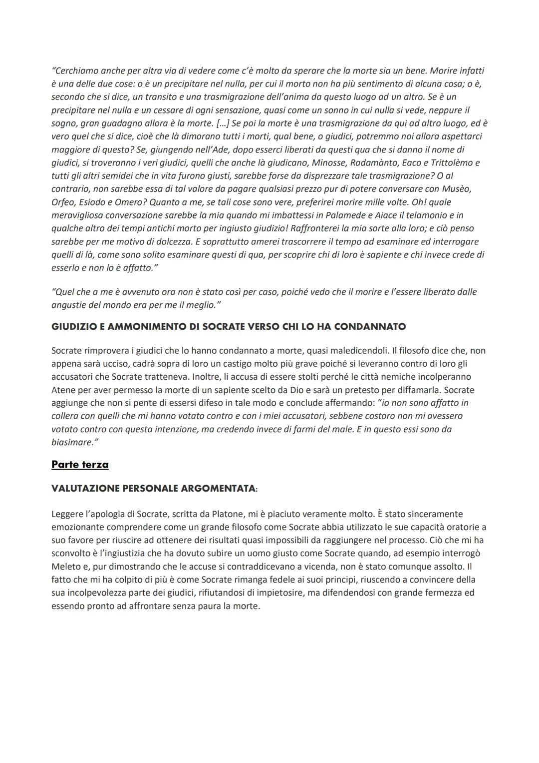 SCHEDA DI COMPRENSIONE

"APOLOGIA DI SOCRATE"

Beatrice Cozza

Parte prima

TITOLO: Apologia di Socrate

ANNO DI STESURA: tra il 399 e il 38