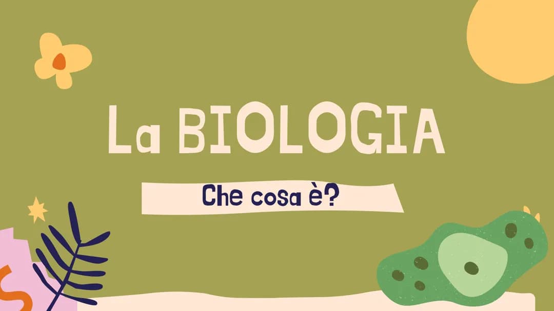 La biologia 