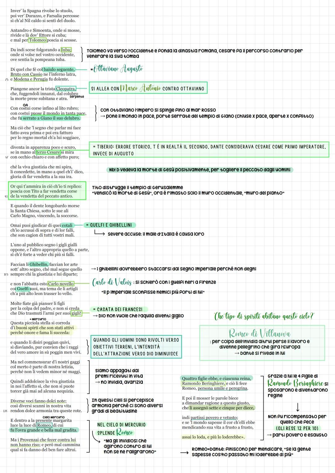 Canto 6
PROTAGONISTA: GIUSTINIANO
tema politico, ricostruzione della politica italiana: guelfi-ghibellini a FI, impero italiano
pimperiale
"