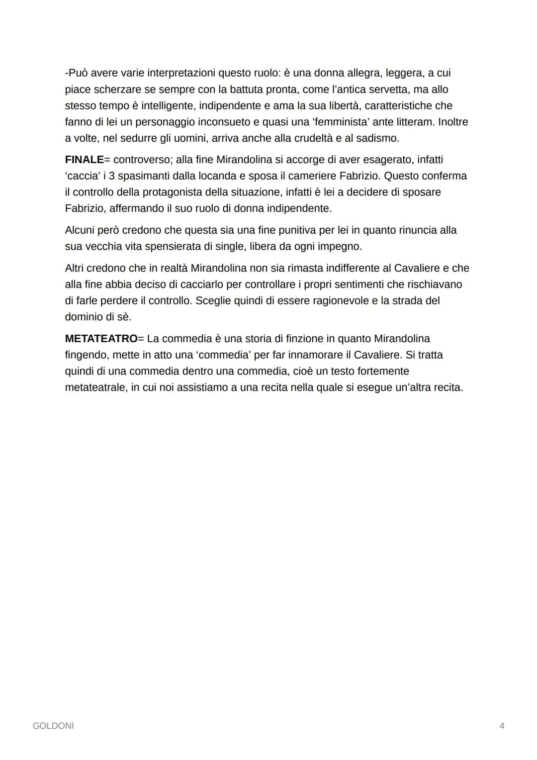 GOLDONI
-Ha la passione per il teatro sin da piccolo; veneziano. Educato sin da piccolo al
teatro infatti, sebbene avesse seguito studi giur