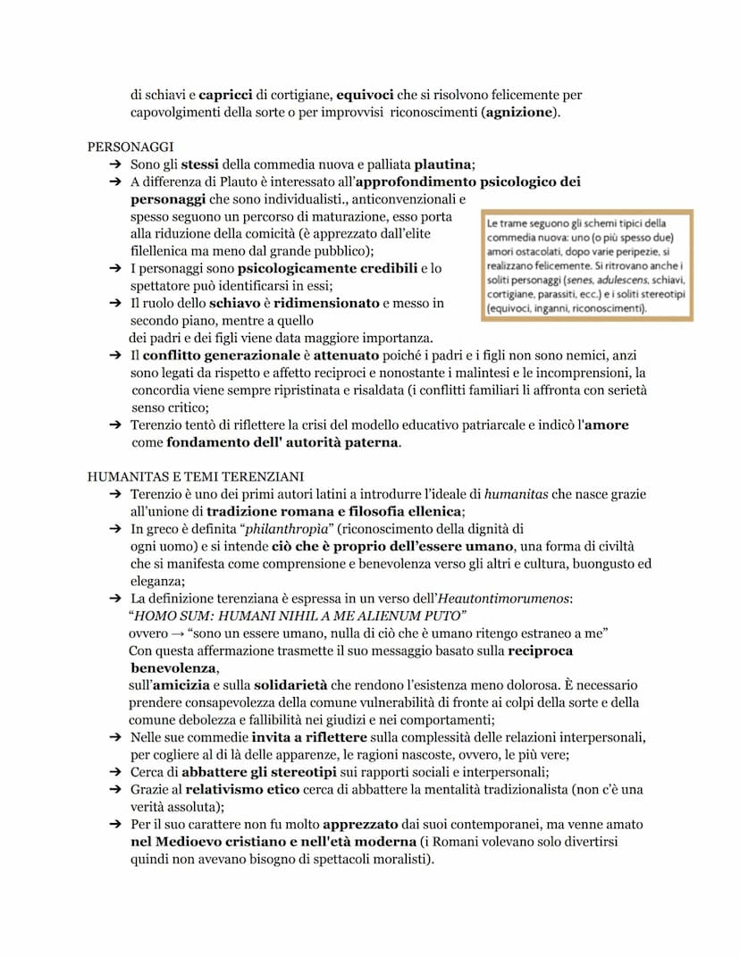 Terenzio
VITA
→ Nacque nel 185/184 a.C. a Cartagine (Africa) e giunse a Roma come schiavo del
senatore Terenzio Lucano, il quale decise di f